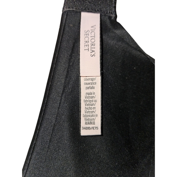 Victoria's Secret Black Bra 34DD - Picture 2 of 5